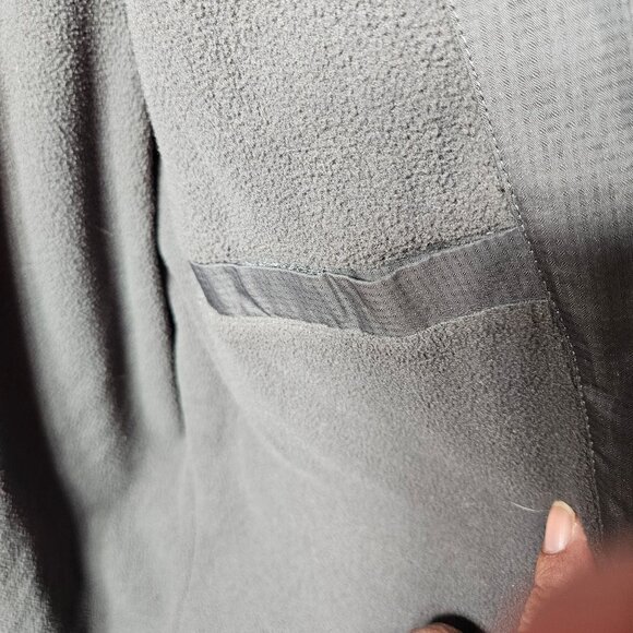 Free Tech Performance Outerwear Jacket S Black & Gray Water-Resistant Hooded Coa - Picture 10 of 13